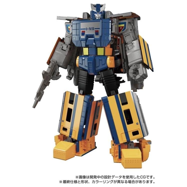 Takara Tomy Transformers Masterpiece G MPG-07 Trainbot Ginou Plastic Collectible Figure - View 3