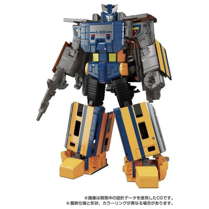 Takara Tomy Transformers Masterpiece G MPG-07 Trainbot Ginou Plastic Collectible Figure - View 3