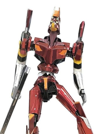 Tenyo Neon Genesis Evangelion EVA Unit-02 Metallic Nano Puzzle 2.76-Inch