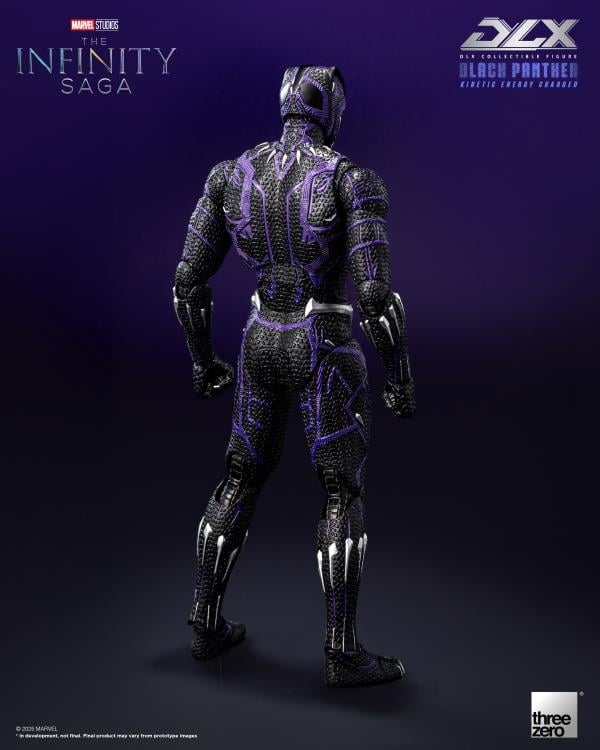 threezero Marvel Infinity Saga DLX Black Panther (Kinetic Energy Charged) 1/12 Scale 7-Inch Action Figure - View 9