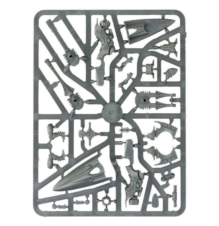Games Workshop Warhammer 40,000 Aeldari Windriders Plastic Miniatures Set - View 6