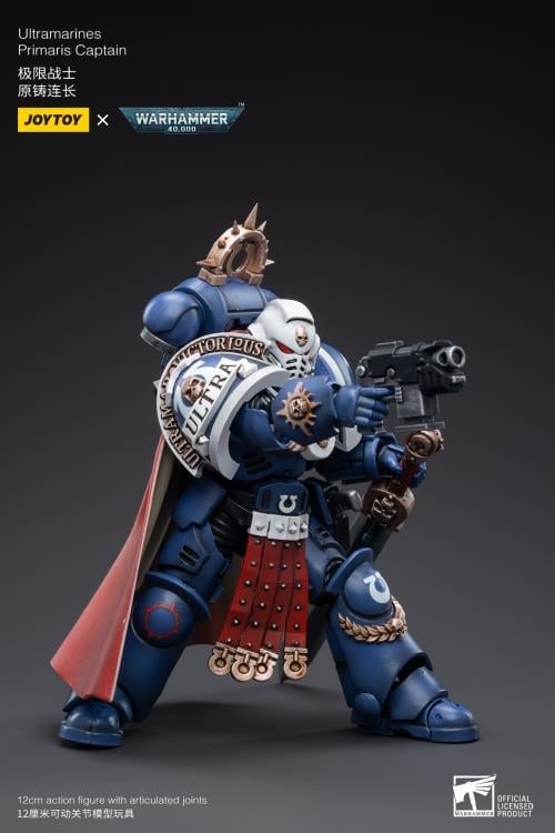 JoyToy Warhammer 40K Ultramarines Primaris Captain 1/18 Scale Action Figure - View 6
