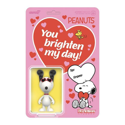 Super7 Peanuts ReAction Snoopy (Heart Eyes) 3.75-Inch Figure - View 6