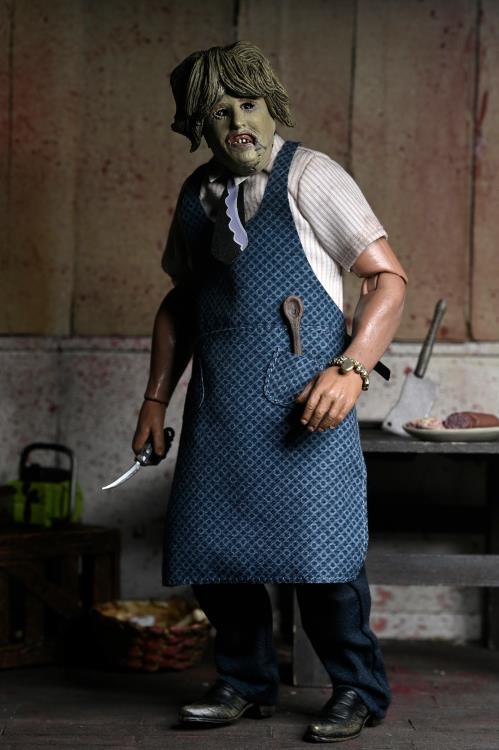 NECA The Texas Chainsaw Massacre Leatherface with Old Lady Mask 8-Inch Clothed Action Figure - View 3