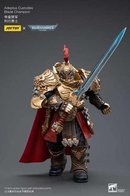 JoyToy Warhammer 40K Adeptus Custodes Blade Champion 1/18 Scale Plastic Action Figure - View 9