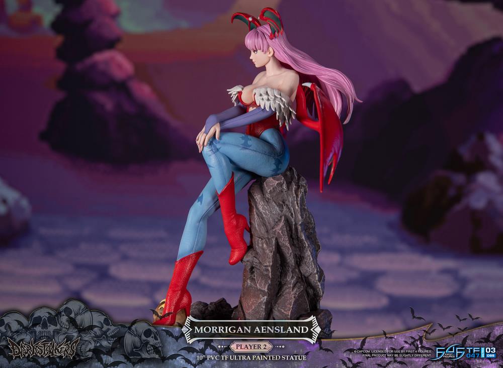 First 4 Figures Darkstalkers Morrigan Aensland True Form Ultra (Player 2 Variant) 7.7-Inch PVC Statue - View 14