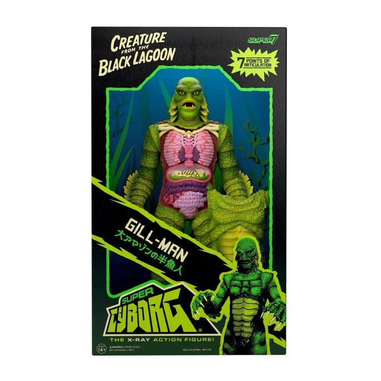 Super7 Universal Monsters Super Cyborg Creature from the Black Lagoon (Full Color) 11-Inch Figure - View 11