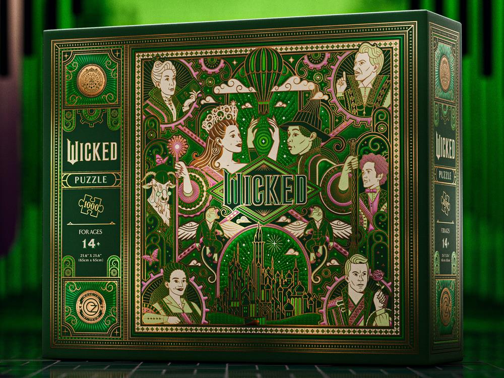 Theory11 Wicked 1000-Piece Jigsaw Puzzle (Wicked Movie Theme) - View 2