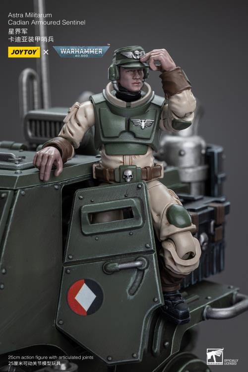 JoyToy Warhammer 40K Astra Militarum Cadian Armoured Sentinel 1/18 Scale Plastic Action Figure - View 10