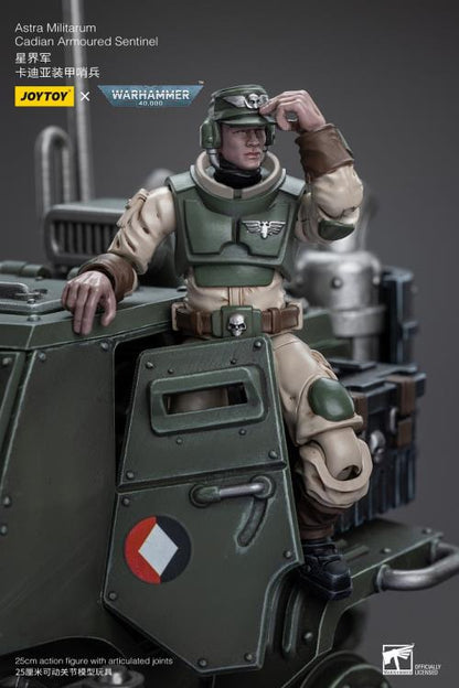 JoyToy Warhammer 40K Astra Militarum Cadian Armoured Sentinel 1/18 Scale Plastic Action Figure - View 10
