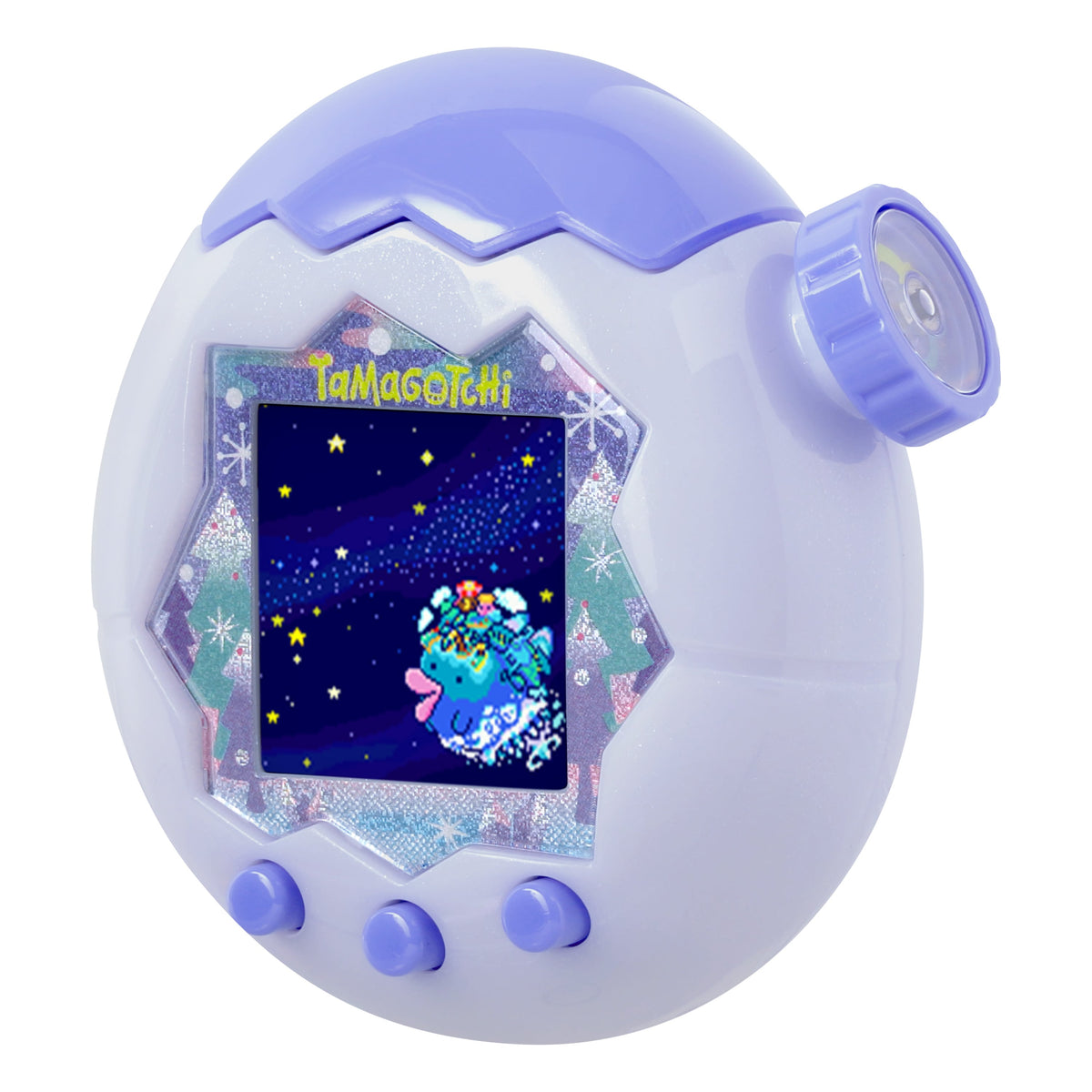 Bandai Tamagotchi Paradise (White Glacier) Plastic Virtual Pet, 3-Inch - View 6