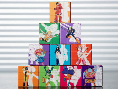 Happy Life One Piece Puzzle Cube Blind Box of 10 Random Cubes - View 2