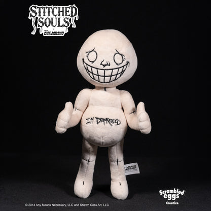 Scrambled Eggs Creative Stitched Souls I'm Depressed 12-Inch Polyester Plush - View 4