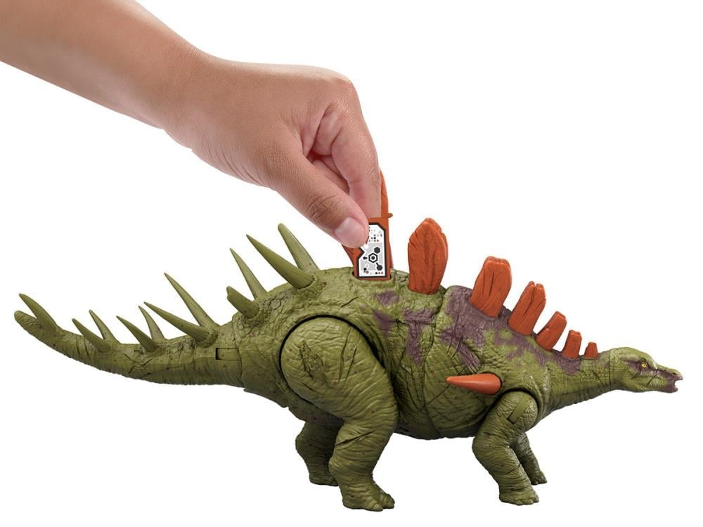 Mattel Jurassic World: Chaos Theory Wild Roar Kentrosaurus Dinosaur Toy - View 5
