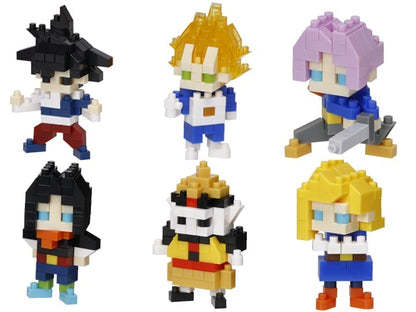 Kawada Dragon Ball Z Nanoblock Mininano Series Box of 6 Characters - View 2