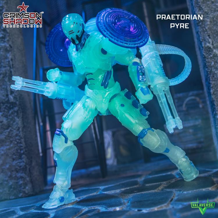 Valaverse Action Force Crimson Shadow Technologies Praetorian Pyre 1/12 Scale Plastic Action Figure - View 3