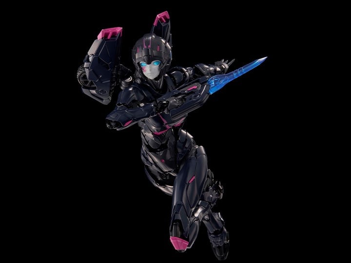 Flame Toys Transformers Furai 39 Black Arcee 6.3-Inch Plastic Model Kit - View 2