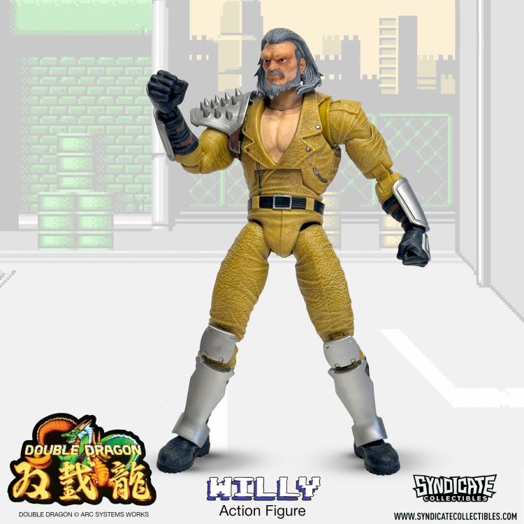Syndicate Collectibles Double Dragon Willy Deluxe Action Figure - View 3