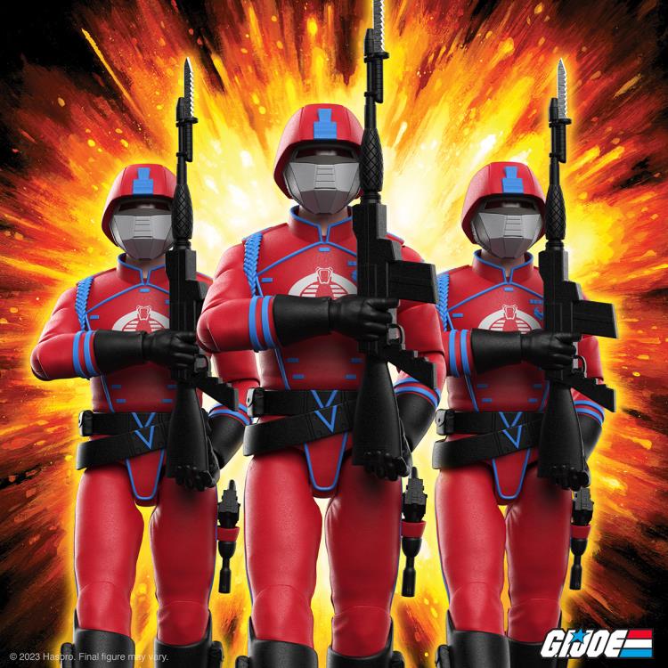 Super7 G.I. Joe Ultimates Cobra Crimson Guard Action Figure - View 4