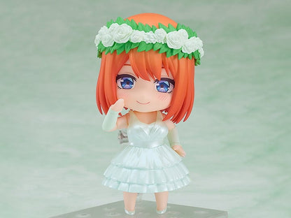 Good Smile The Quintessential Quintuplets Nendoroid No.2405 Yotsuba Nakano (Wedding Dress Ver.), 3.94-Inch - View 2