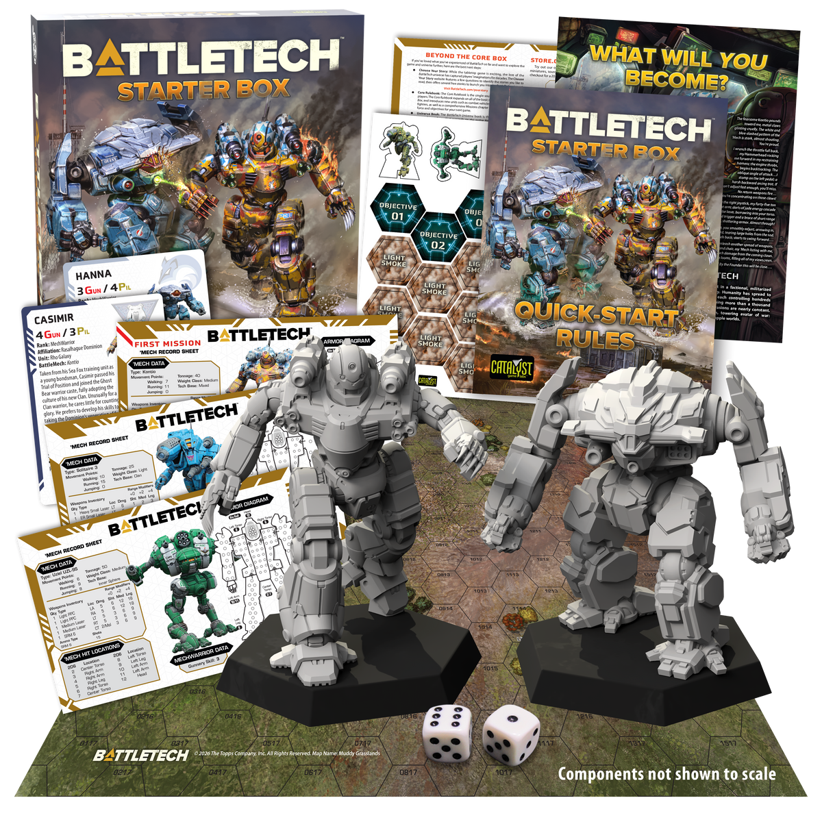Catalyst Game Labs BattleTech Starter Box Tabletop Game Set - View 3