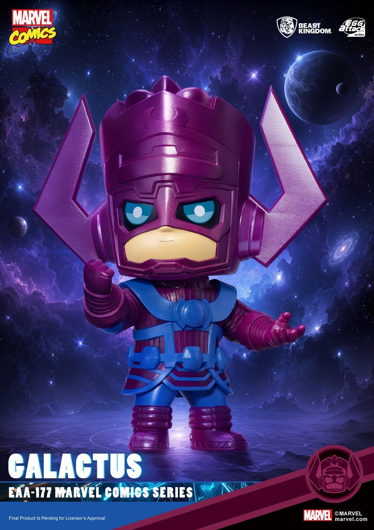 Beast Kingdom Marvel Comics Egg Attack Action EAA-177 Galactus Action Figure, 8-Inch - View 3