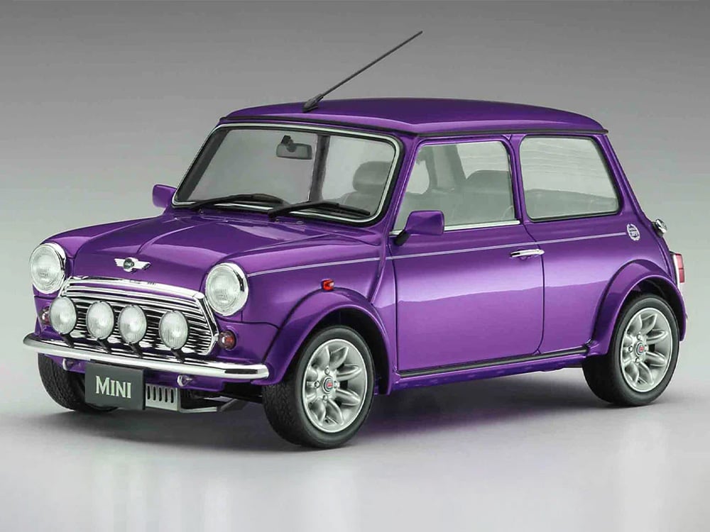 Hasegawa Mini Cooper Sports-Pack Limited Amaranth Purple (1998) 1/24 Scale Model Kit - View 2