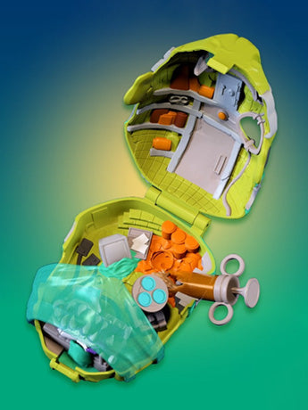 Pearia Rover Robin Quantum Realm Treats Dr. Dement Playset