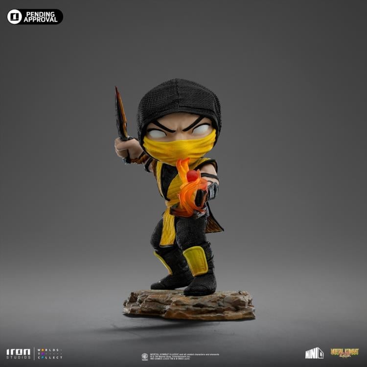 Iron Studios Mortal Kombat MiniCo Scorpion 6-Inch Collectible Figure - View 3
