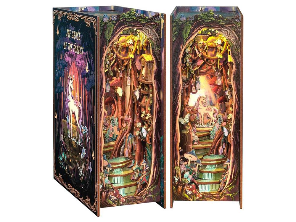 Robotime The Grace of Forest Book Nook Collectible - View 2