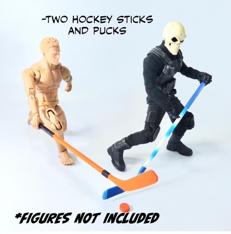Happycat Industries Game On! Super Action Stuff Set B - Cats with Knives 2 Action Figure Accessory Set 1/12 Scale - View 13