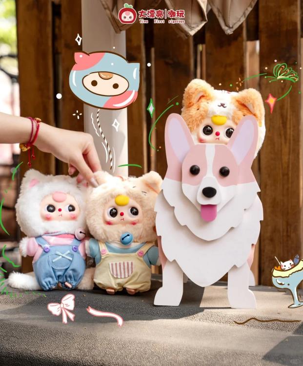 Cureplaneta Baby Three Kitten Wardrobe Random Vinyl Plush Toy - View 14