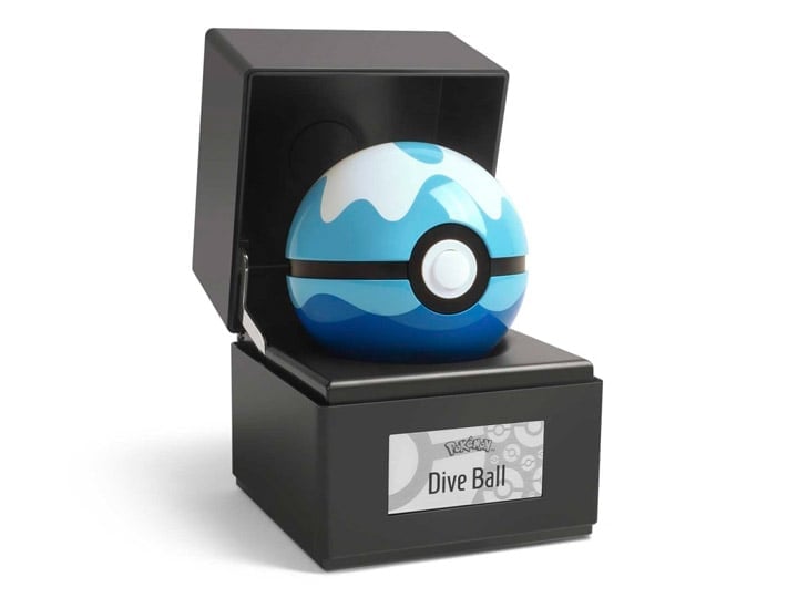 The Wand Company Pokemon Electronic Dive Ball Replica in Metal - View 2