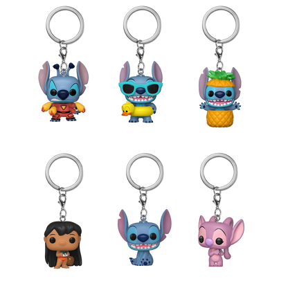Funko Pocket Pop! Lilo & Stitch Box of 12 Random Vinyl Keychains - View 4