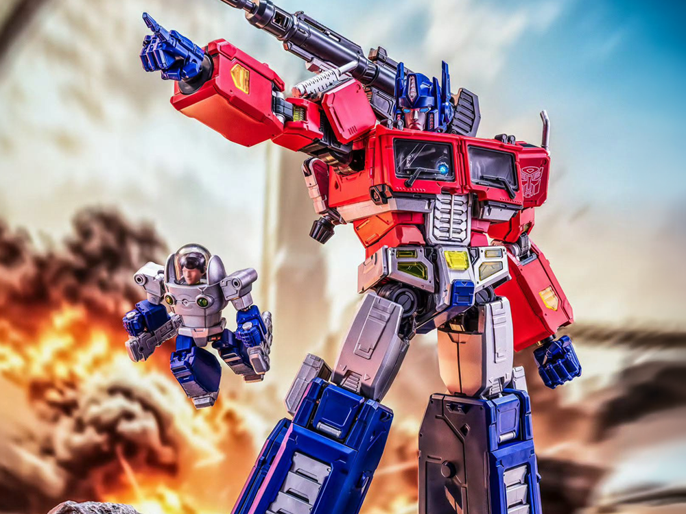 Blokees Transformers Action Edition 07 Optimus Prime (Ver.Evo) 7.9-Inch Model Kit - View 2
