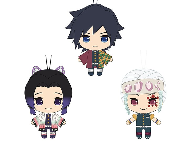 FuRyu Demon Slayer: Kimetsu no Yaiba Nuikko Giyu, Shinobu & Tengen Set of 3 Plush - View 2