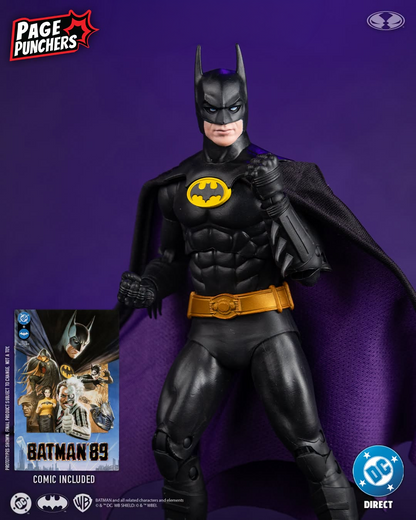 McFarlane Toys DC Direct Page Punchers Batman '89 #6 Batman 7-Inch Action Figure with Comic - View 6