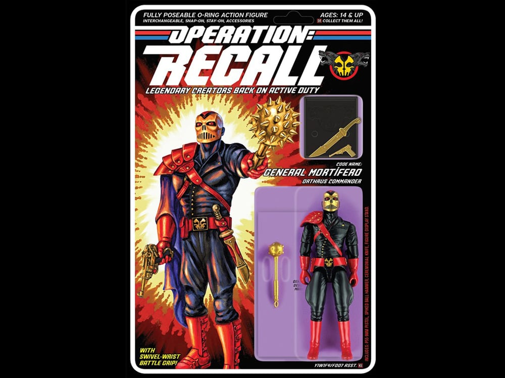 Locomotion Media Group Operation: Recall Wave 1 General Mortifero 3.75-Inch Action Figure - View 2