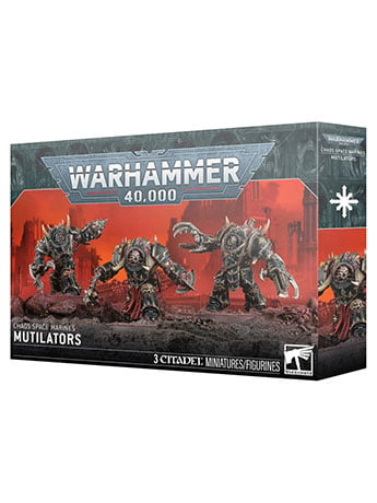 Games Workshop Warhammer 40,000 Chaos Space Marines Mutilators Citadel Plastic Miniature Set