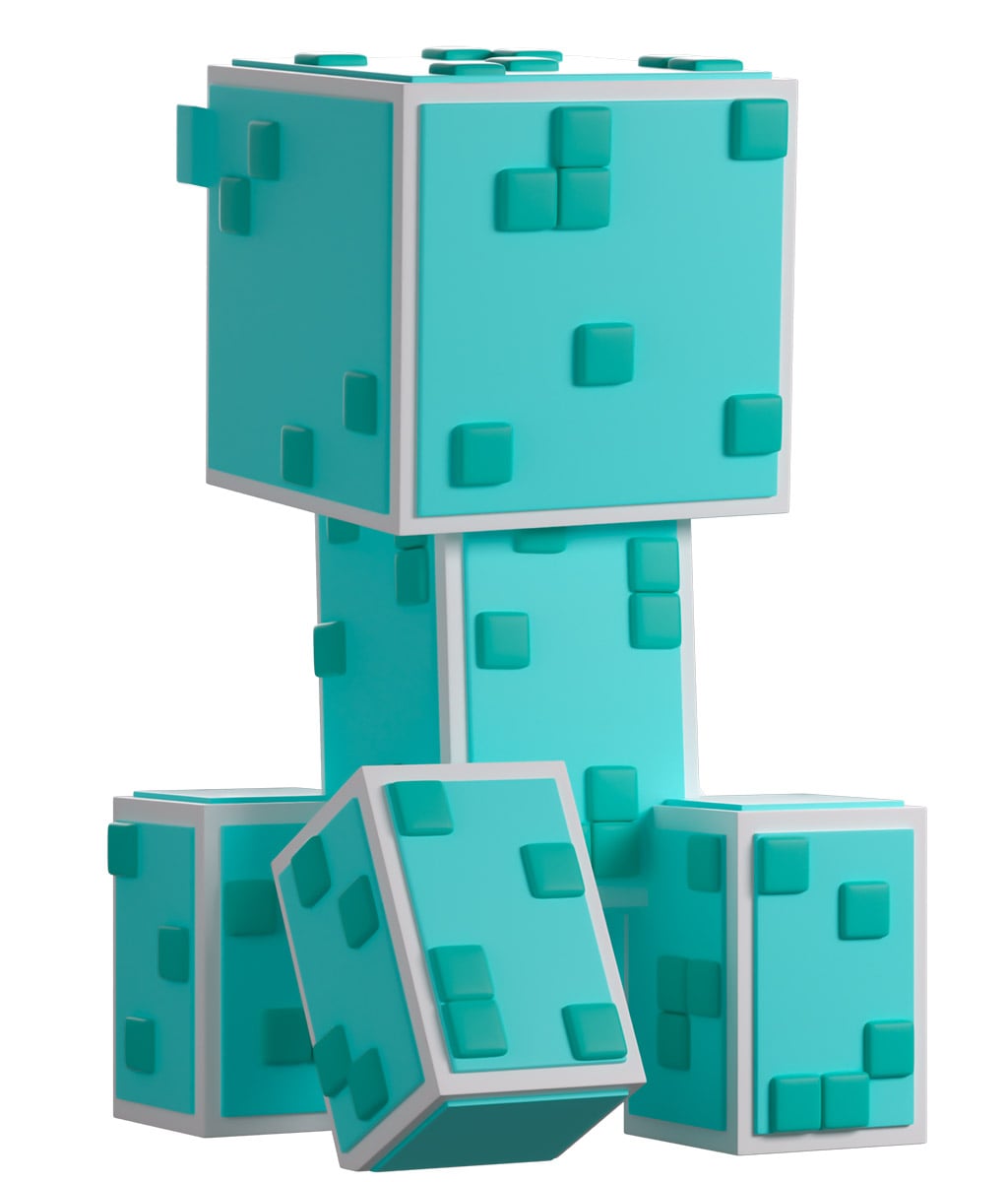 YouTooz Minecraft Soul Corrupted Creeper 4-Inch Vinyl Figure - View 5