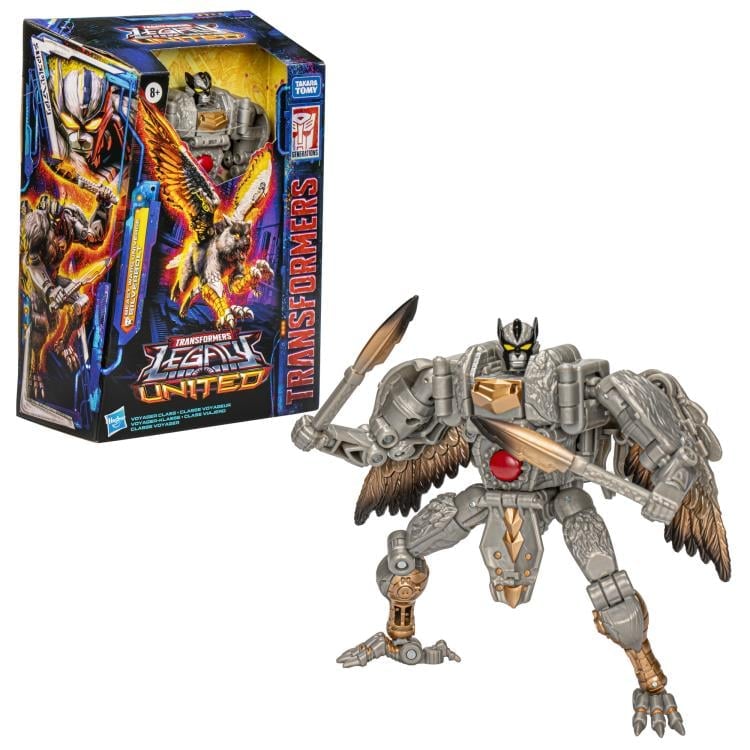 Hasbro Transformers: Legacy United Voyager Beast Wars Universe Silverbolt Plastic Action Figure - View 12