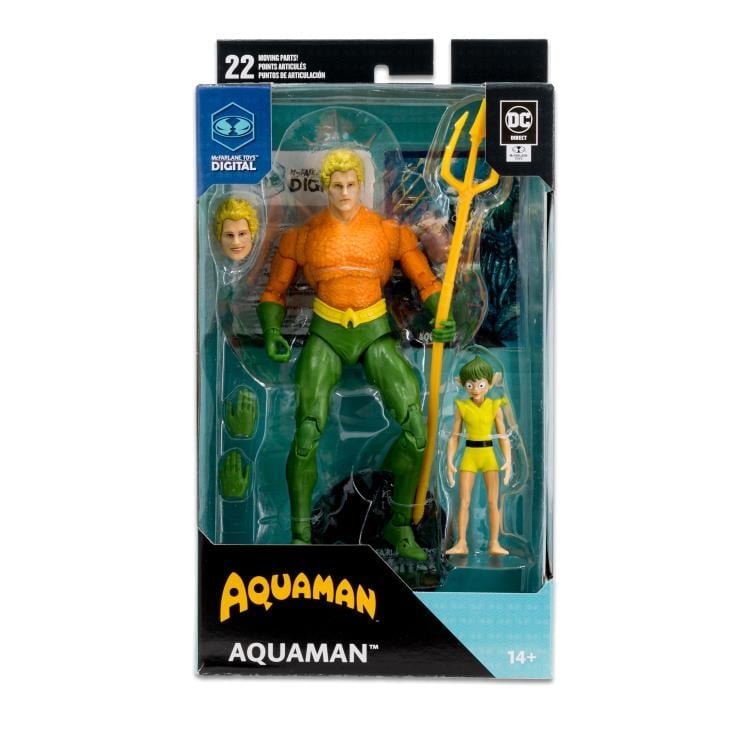McFarlane Toys DC Comics Aquaman (Classic) 7-Inch Action Figure with Digital Code - View 13