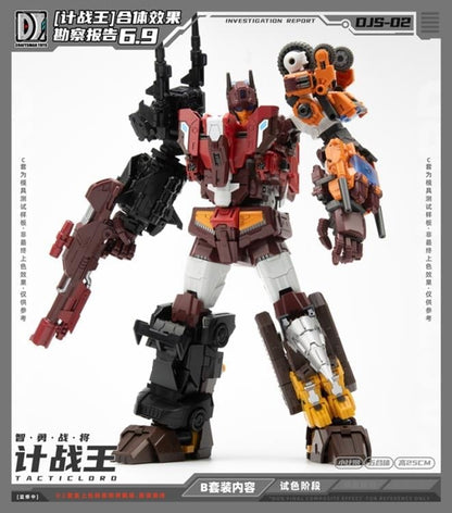 Craftsman Toys Tacticlord Combiner DJS-02B Motor and DJS-02C Razer Plastic Figure Set, 9.8-Inch - View 17