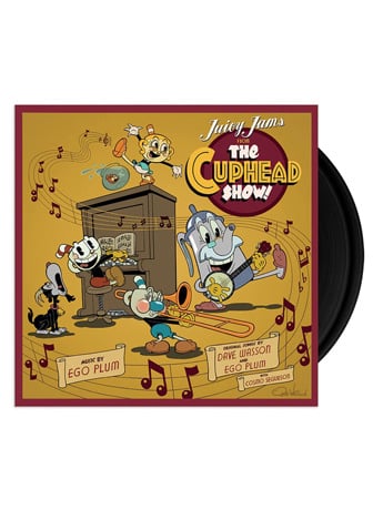 iam8bit The Cuphead Show! Original Soundtrack Vinyl Record 2XLP