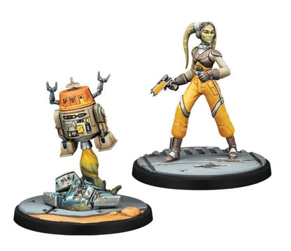 Atomic Mass Games Star Wars: Shatterpoint Make the Impossible Possible Squad Pack with Hera Syndulla, Sabine Wren and Chopper - View 4