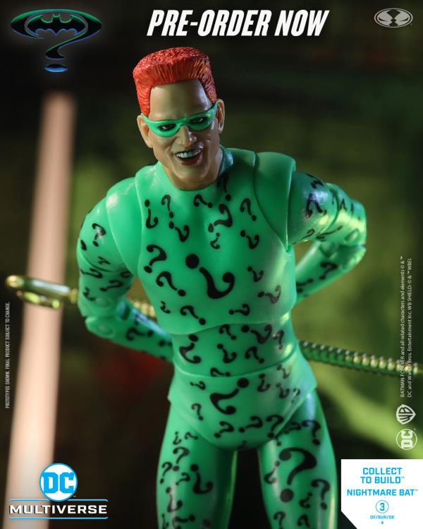 McFarlane Toys DC Multiverse Batman Forever The Riddler Action Figure (Collect to Build: Nightmare Bat) - View 5