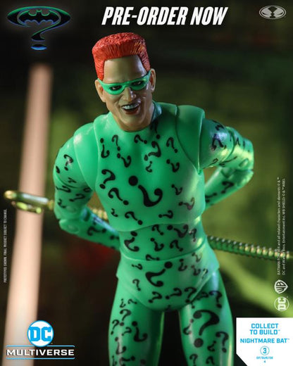 McFarlane Toys DC Multiverse Batman Forever The Riddler Action Figure (Collect to Build: Nightmare Bat) - View 5