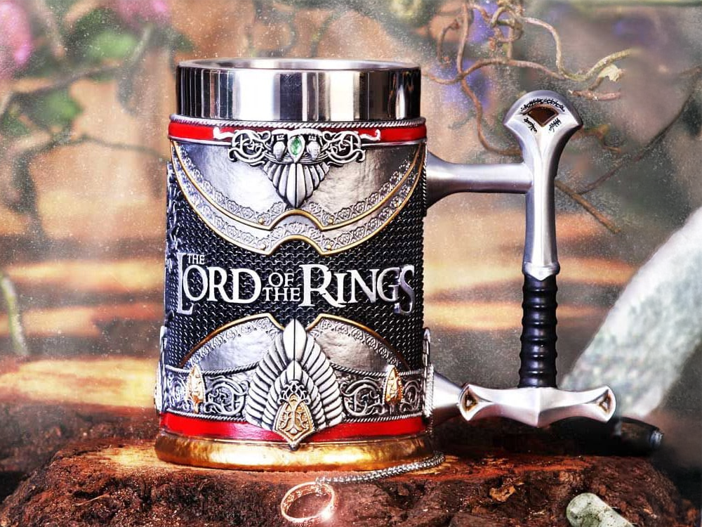 Nemesis Now The Lord of the Rings Aragorn Tankard (6.1-Inch Resin and Steel) - View 2