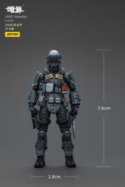JoyToy Dark Source UNSC Assaulter Lucas 1/25 Scale 3-Inch Action Figure - View 12