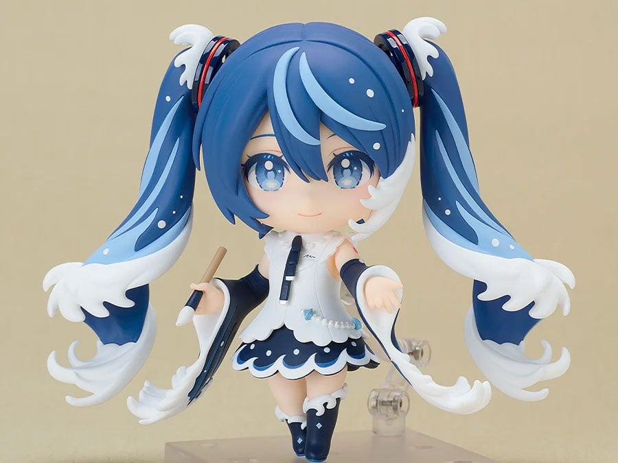 Good Smile Vocaloid Nendoroid No.3145 Hatsune Miku (Katsushika Hokusai Collaboration Ver.) (Rella) Figure - View 2